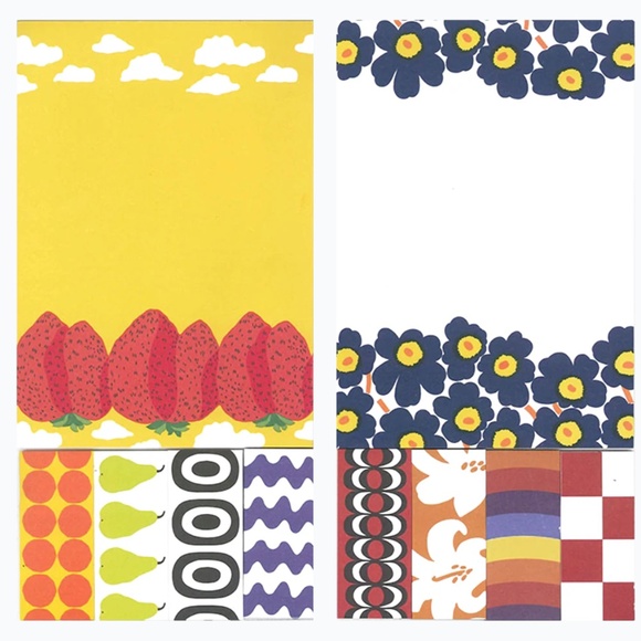 Marimekko Portfolio Sticky Notes & To-Dos RARE - Picture 2 of 2